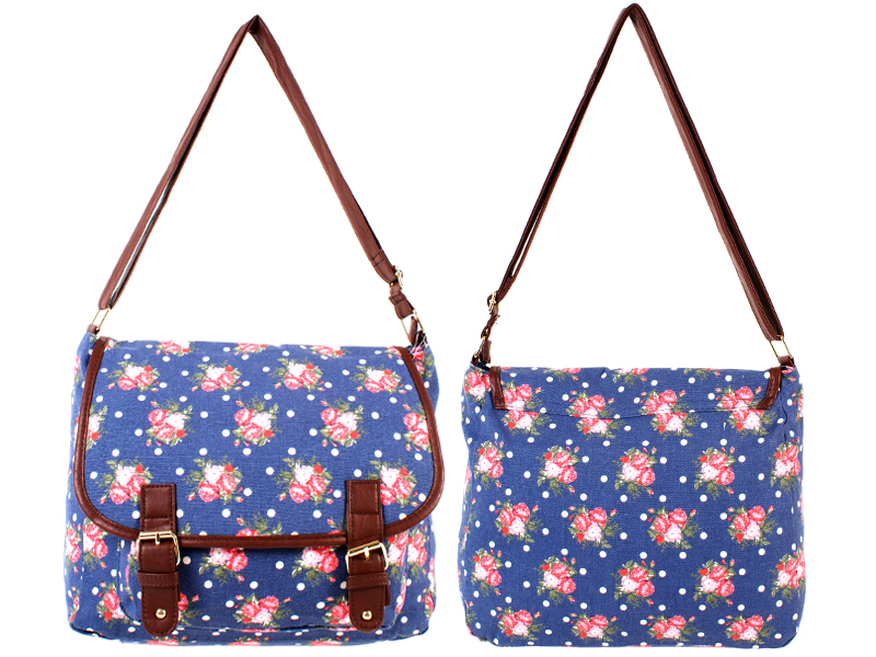 (image for) JBCB169 ROSE CANVAS ROYAL BLUE - J126